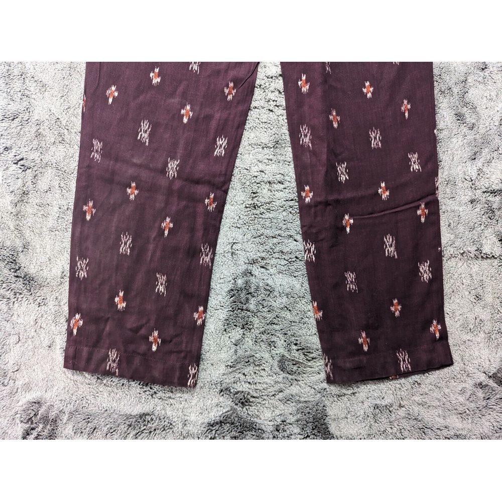 Madewell 1937 Pleated Tapered Leg Pants Women's Size 4 Purple - Picture 13 of 14